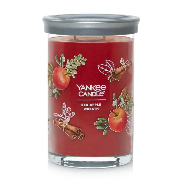 Yankee Candle(R) 20oz. Red Apple Wreath Tumbler Candle - image 