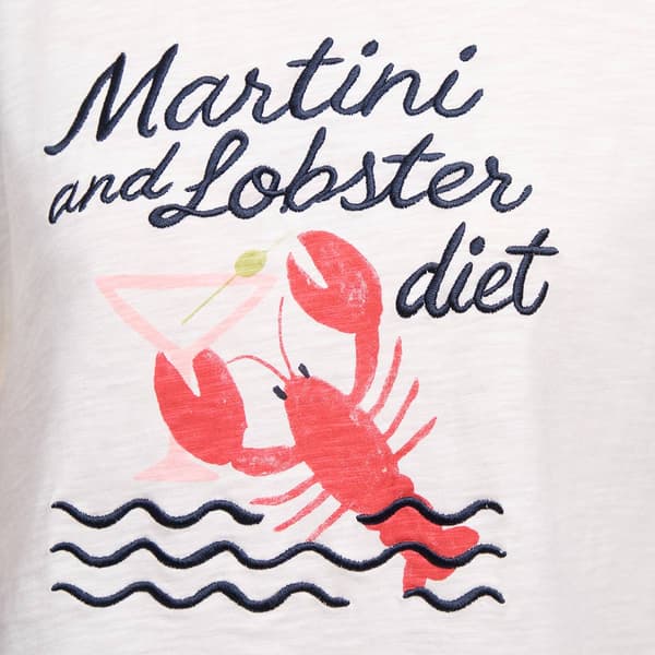 Womens Wildfox Lobster Diet Jamie Tee