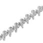 Diamond Classics&#8482; 1/4kt. Sterling Silver Diamond Bracelet - image 3