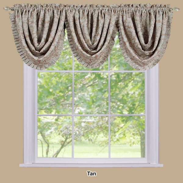 Achim Sutton Waterfall Pleated Valance - 48x36