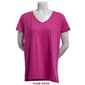 Womens Architect&#174; Short Sleeve Slub V-Neck Tee - image 12