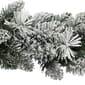 Puleo International 9ft. Flocked Spruce Garland - image 2