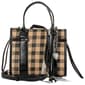 Madden Girl Gingham Straw Mini Tote - image 1