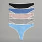 Womens Lucky Brand 5pk. Rib Laser Cut Thong Panties LVD87483 - image 2