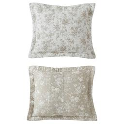 Laura Ashley Walled Garden Cotton Reversilbe Quilt Set
