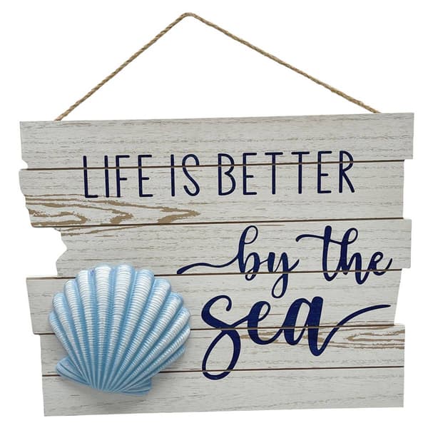 Life is Beautiful by the Sea wall decor - image 