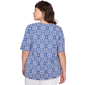 Plus Size Ruby Rd. Americana Chic Pacific Medallions Tee - image 2