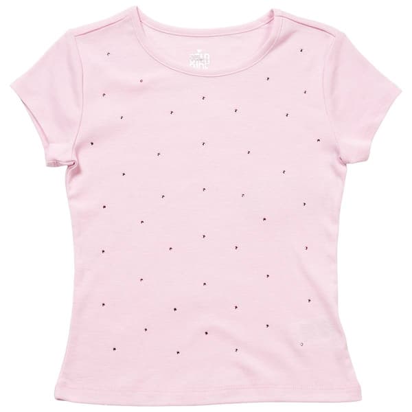 Girls (7-16) Star Ride(R) Short Sleeve Rhinestone Tee