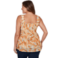 Plus Size Skye’s the Limit Summer Spice Sleeveless Smocked Blouse - image 2