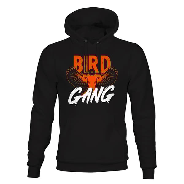 Mens Tailgate Orange Bird Gang Baltimore Hoodie - image 