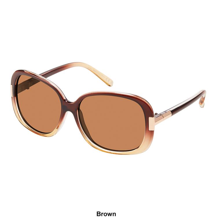 Womens Polarized Aldina Rectangle Sunglasses