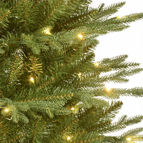 Puleo International Pre-Lit Potted Arctic Fir Christmas Tree