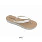 Womens Ashley Blue Blown Jellies Flat Bottom Flip Flops - image 3
