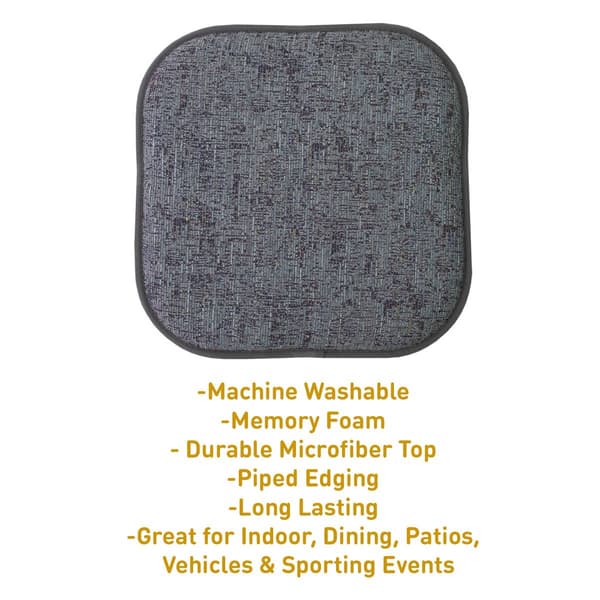 Sweet Home Collection Broadway No Slip Back Chair Pad Cushion