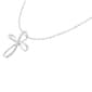 Diamond Classics&#40;tm&#41; Sterling Silver Diamond Ribbon Pendant - image 1