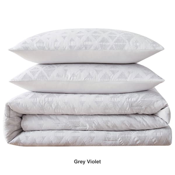 Brooklyn Loom Chicago Woven Diamond Comforter Set