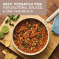 Farberware TrueCook 3.5qrt. Ceramic Plus Induction Chef''s Pan - image 6