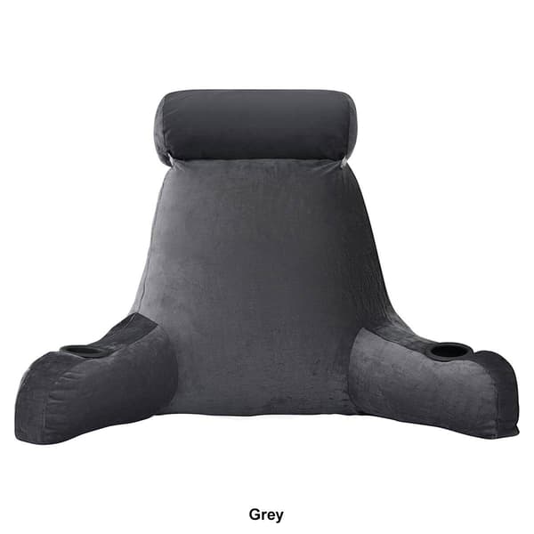 Sweet Home Collection Large Bed Rest Pillow w/Cup Holders