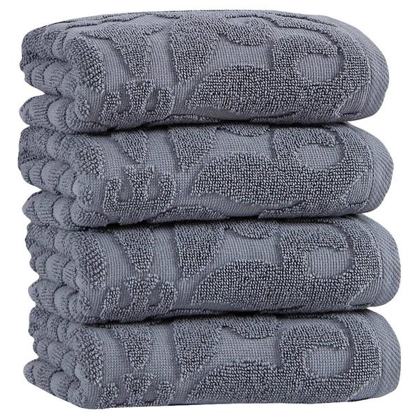 Ozan Premium Home Turkish Cotton Patchouli Hand Towels - Set of 4 - image 