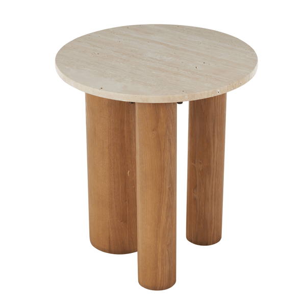 9th & Pike® Contemporary Brown Wood Accent Table