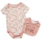 Baby Girl (NB-9M) baby views(R) Floral Love Bodysuit & Bib - image 1
