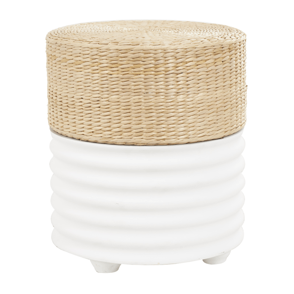 9th & Pike® Bohemian White Wooden Accent Table - image 