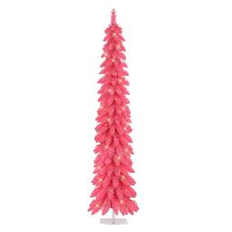 Puleo International 6ft. Pre-Lit Artificial Alpine Christmas Tree