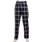 Mens Big & Tall Preswick & Moore Pajama Pants - Black Plaid - image 1