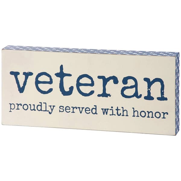 Primitives By Kathy Block Sign - Veteran - image 
