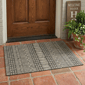 HomeRoots Charcoal Southwestern Indoor Outdoor Area Rug - image 1