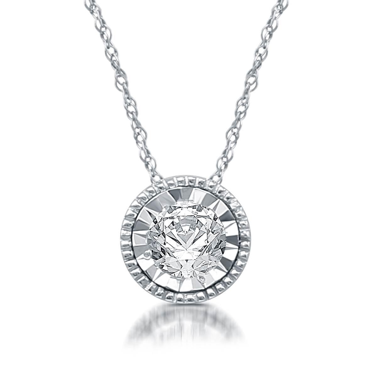 Diamond Classics(tm) 1/4ctw. Diamond Pendant Necklace