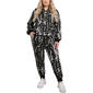 Plus Size NY Collection Long Sleeve Hooded Hacci Jog Set - image 1