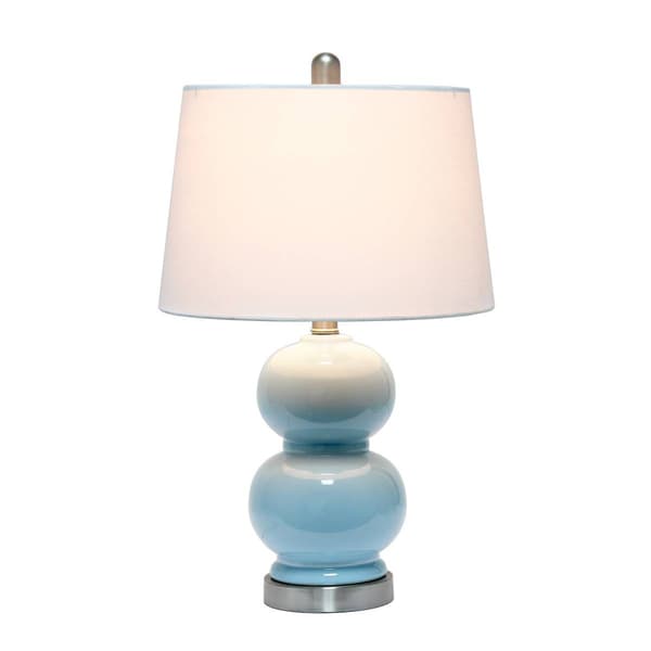 Lalia Home Classix Dual Orb Table Lamp w/Fabric Shade