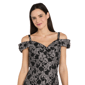 Womens R&M Richards Off The Shoulder Two Toned Lace Dress - image 3