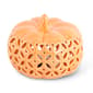 K&K Interiors Ceramic Cutout LED Pumpkin - Orange - image 1