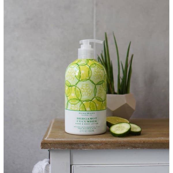 HomeWorx by Slatkin & Co. Bergamot Cucumber Hand & Body Lotion