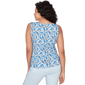 Womens Emaline Key Items Sleeveless Floral Tie Front Blouse - image 2