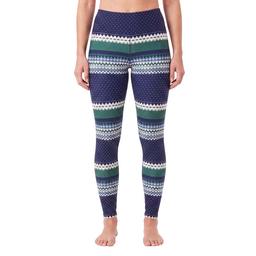 Womens LANDS'' END Fairisle Full Length Legging Pants