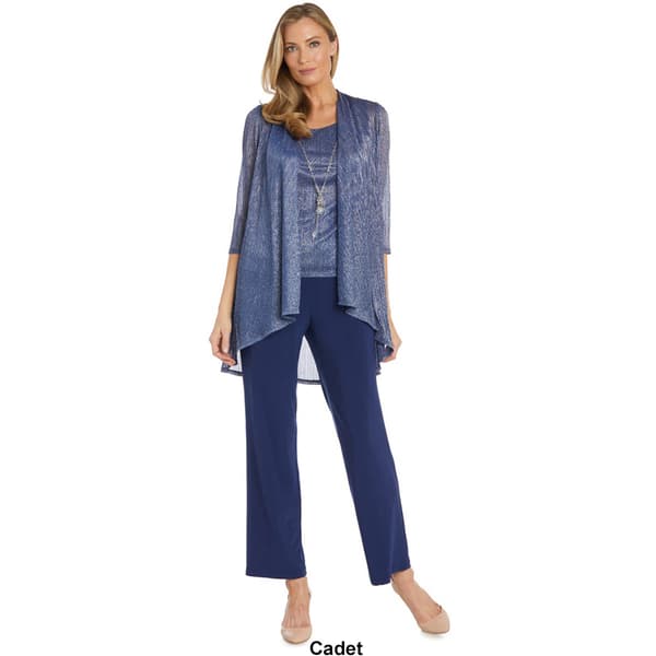 Petite R&M Richards 3pc. Crinkle Pants Set