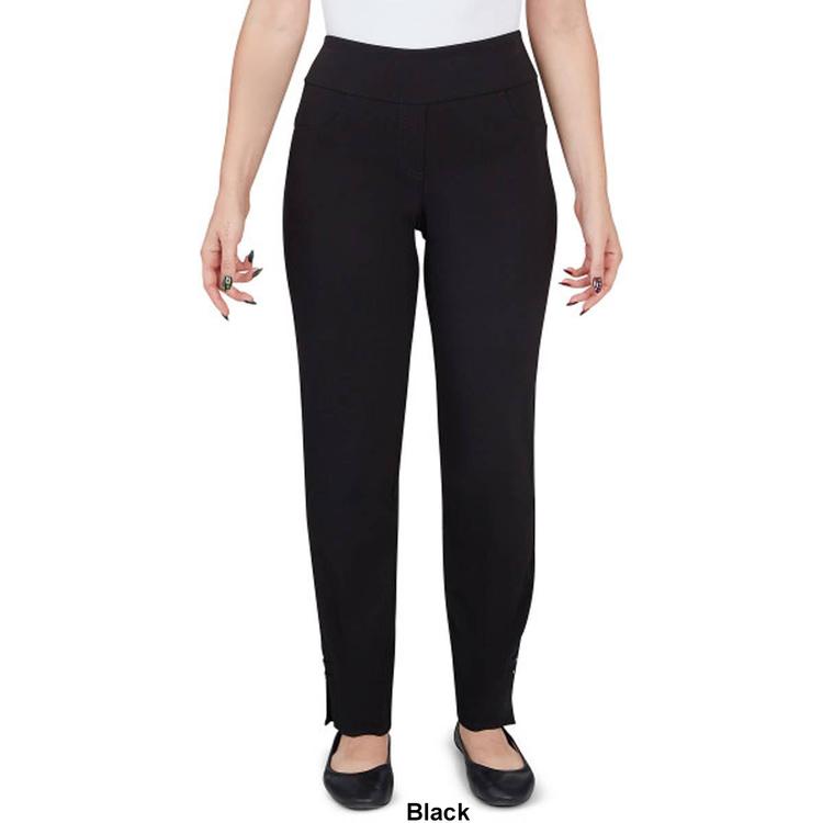 Plus Size Hearts of Palm Essentials Tech Pants with Hem Detail