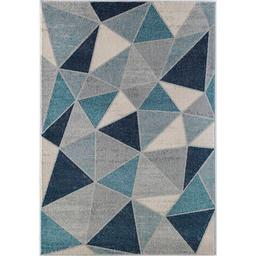 Rugs America(tm) Kaia Indigo Blue Geometric Contemporary Area Rug