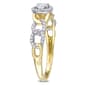 Diamond Classics™ 10kt. Gold 1/3ctw. Diamond Link Ring - image 4