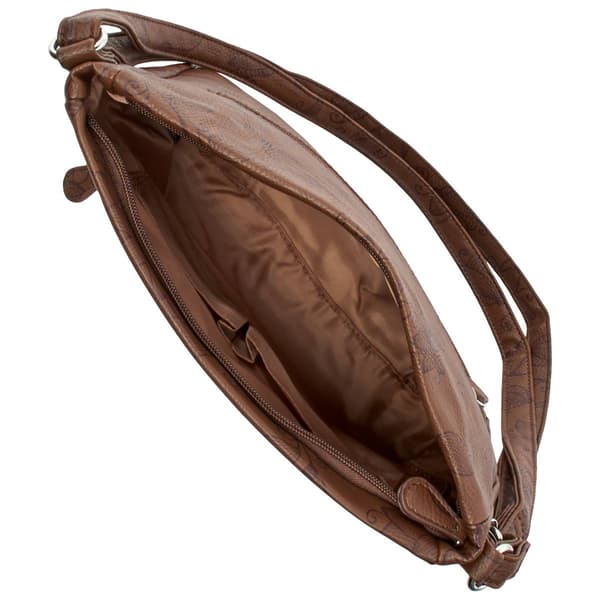 MultiSac Lorraine Large Crossbody - Chocolate Stefano Floral