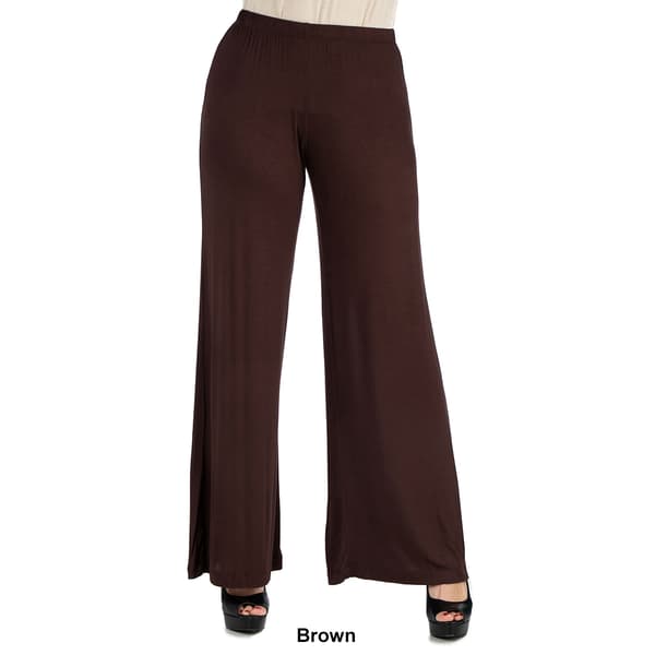 Womens 24/7 Comfort Apparel Comfortable Palazzo Pants