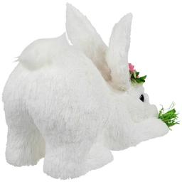 Northlight Seasonal Easter Rabbit w/ Flower Crown Figurine