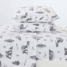 Freshfolds Premium Cotton Flannel Polar Bears 4pc. Sheet Set