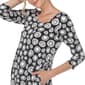 Womens White Mark Geometric Circle Tunic Top - image 4