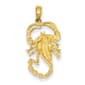 Gold Classics&#40;tm&#41; 14kt. Open-Backed Scorpion Pendant - image 1