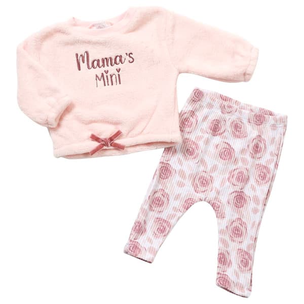 Baby Girl (NB-9M) Kyle &amp; Deena(R) Mama&#39;s Mini Pullover &amp; Pant Set - image 