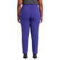 Plus Size Kasper Ava Solid Straight Leg Crepe Dress Pants - image 3